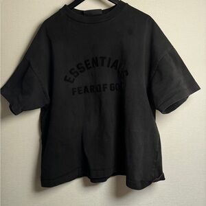 Fear of God Black Short Sleeve Tee